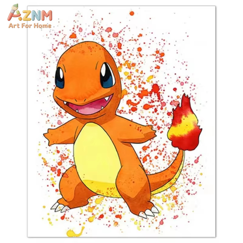 1PC、アニメポケモンキャンバス絵画フシギダネポスターとプリ - Geometric Wall Art のレビューと価格