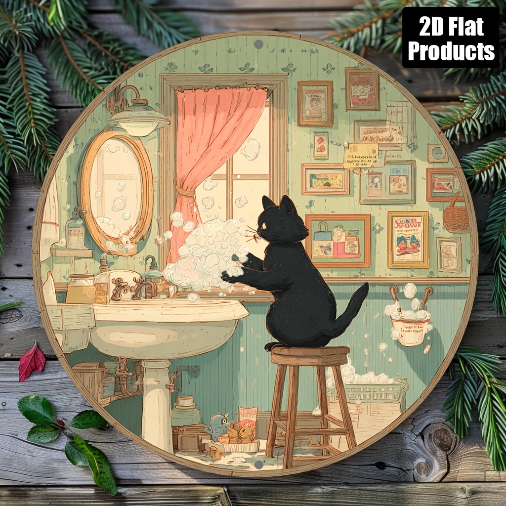 高精細鉄製絵画キツツキの木の幹野生動物ラウンドメタルサイン自 - Home Decor Tree のレビューと価格